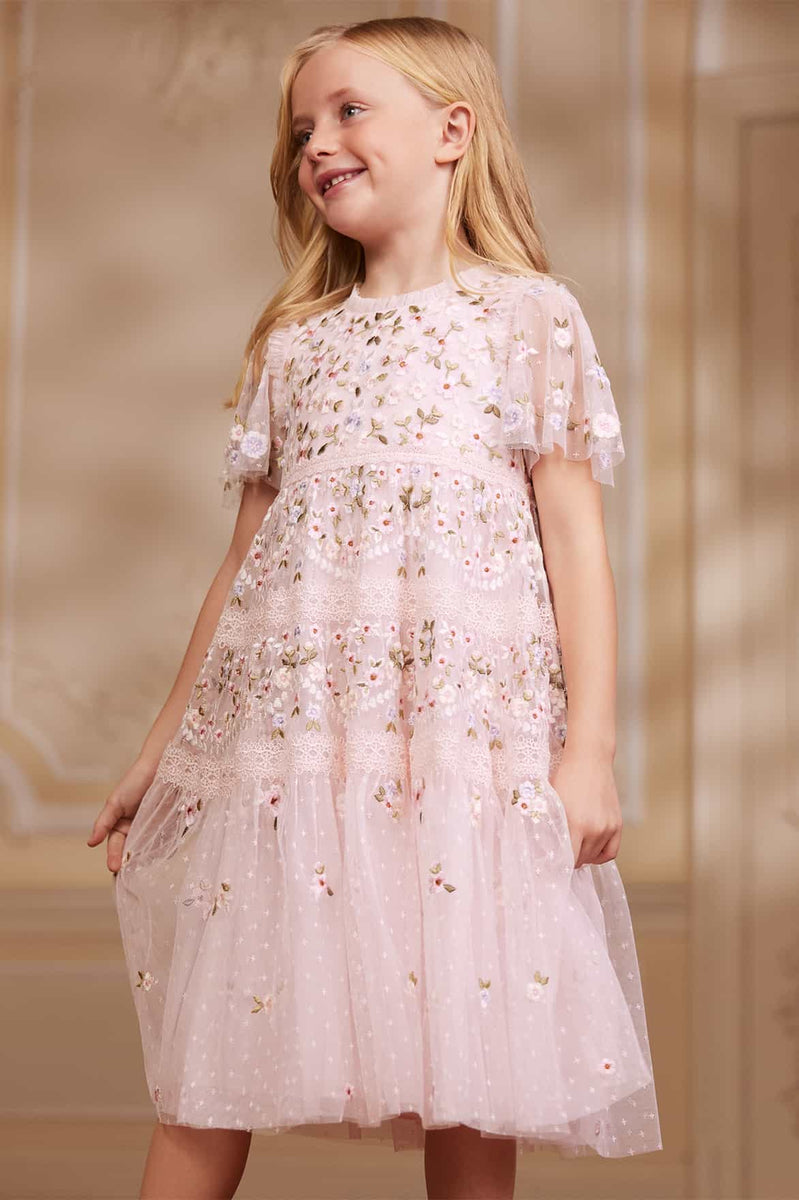 Rose gold kids discount dress