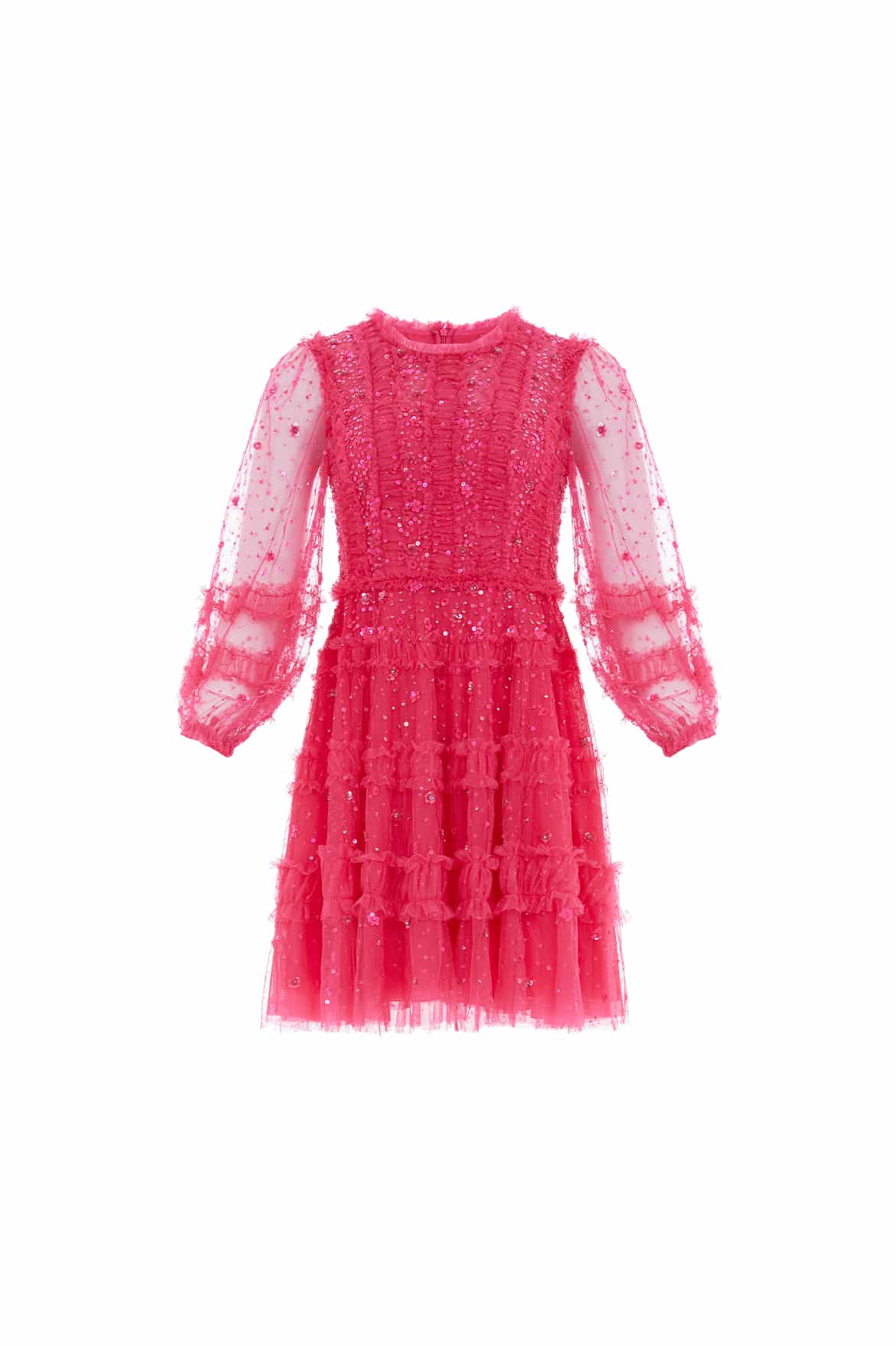 Violet Shimmer Micro Mini Dress – Pink | Needle & Thread