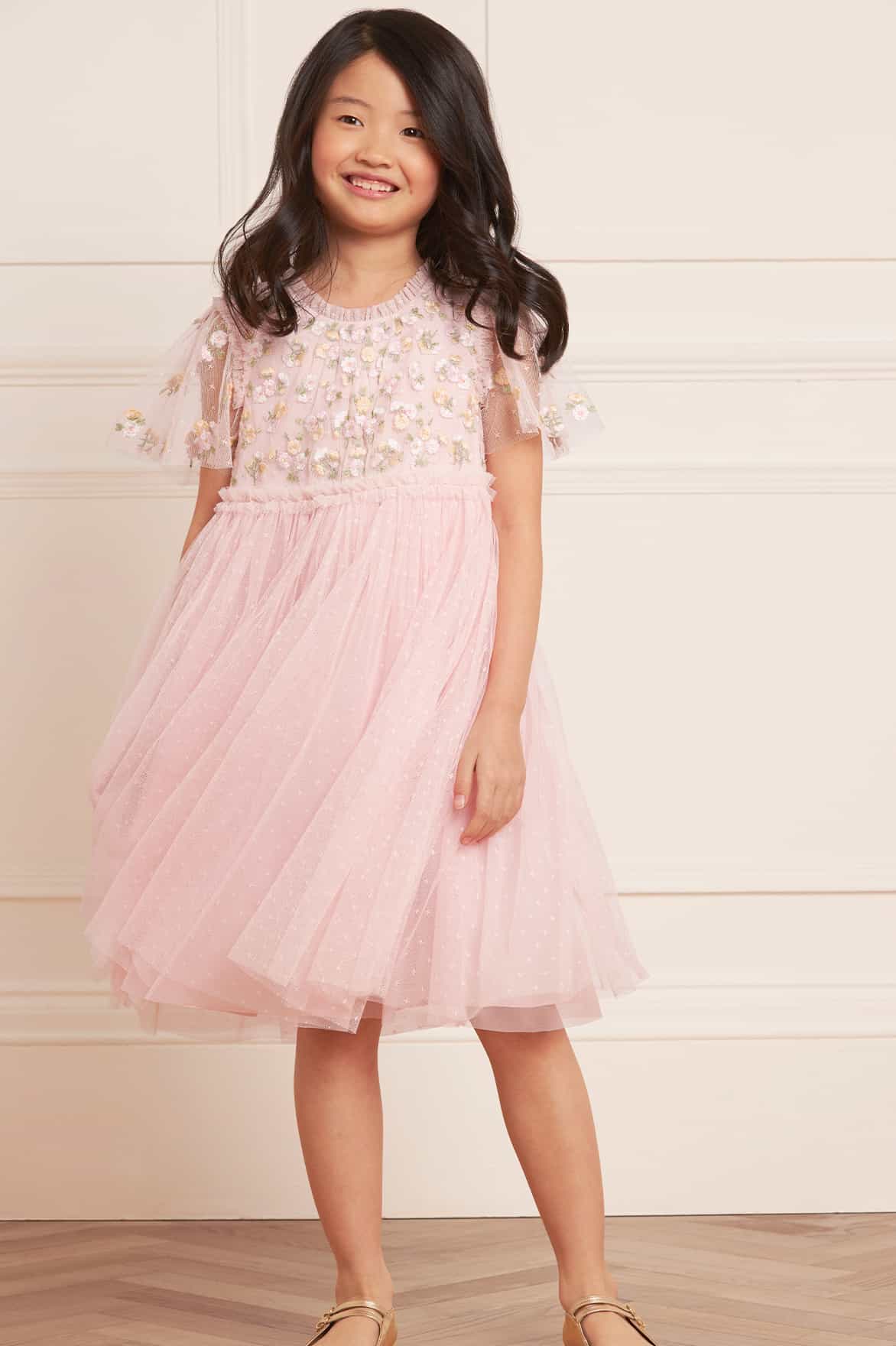 Blush pink hot sale dress kids