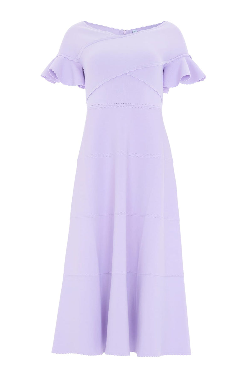 Wrap Front Knit Gown – Purple | Needle & Thread